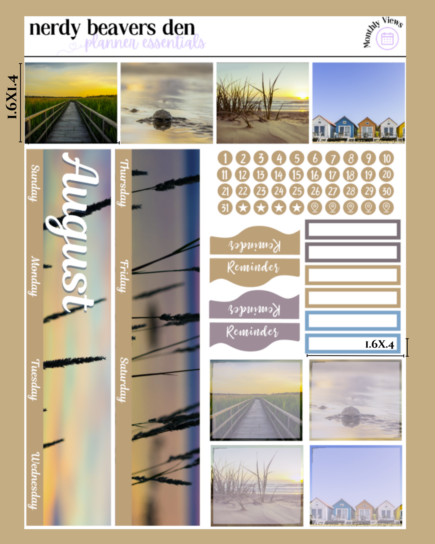 August Monthly Kit
