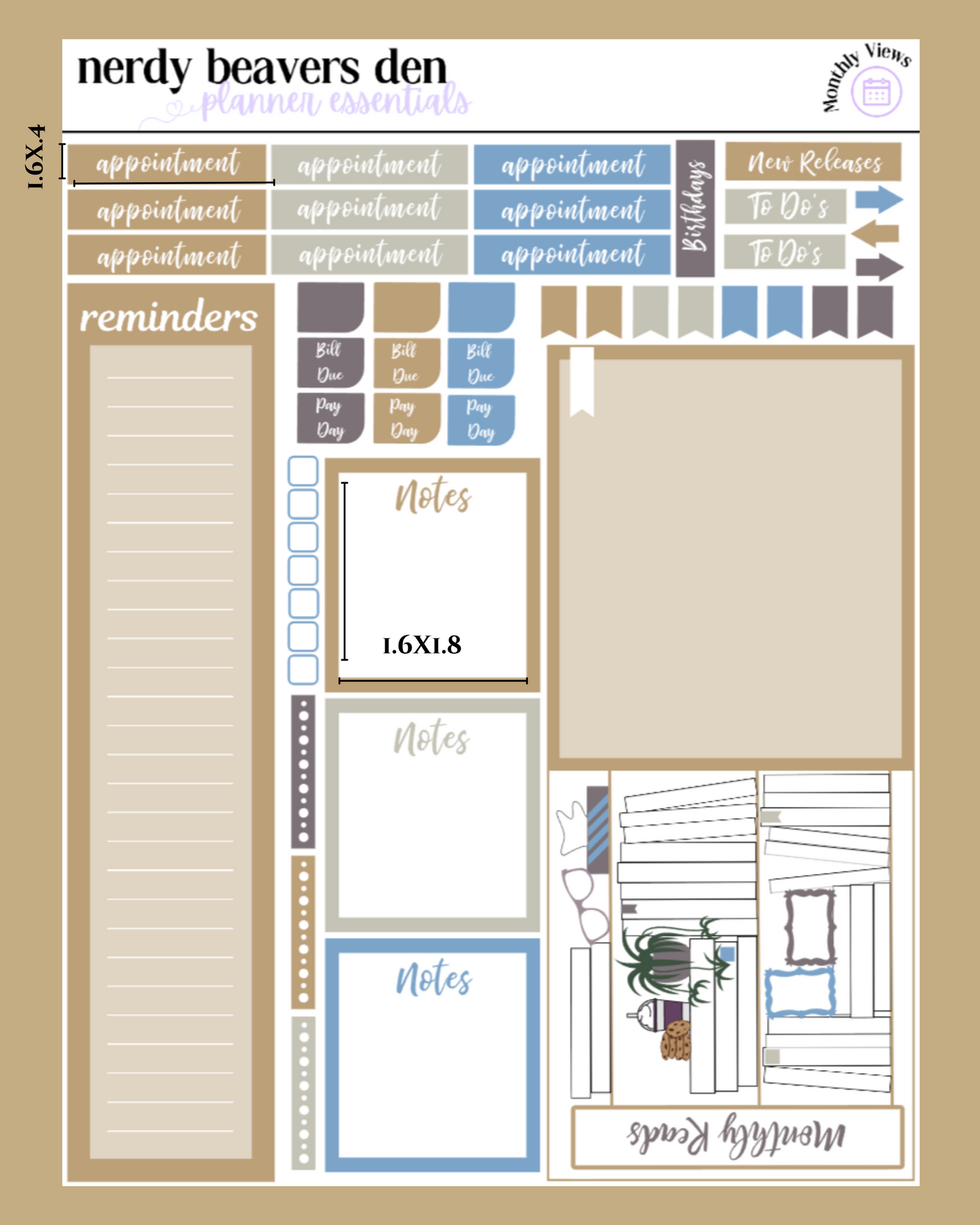 August Monthly Kit