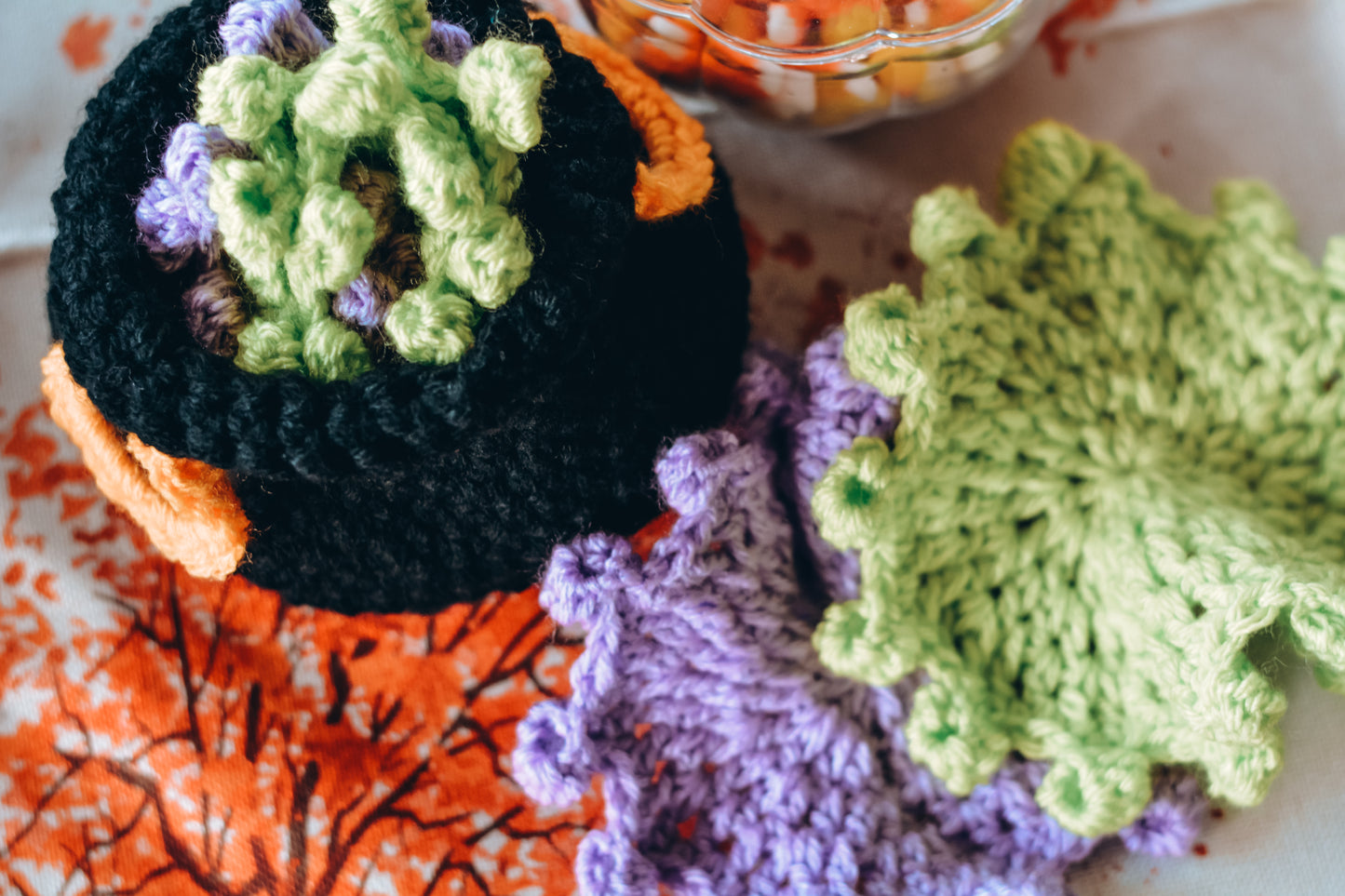 Bubbling Cauldron Coaster Set