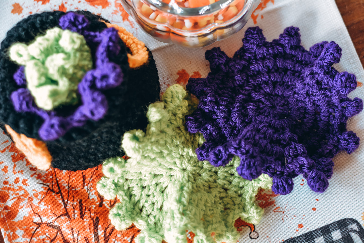 Bubbling Cauldron Coaster Set