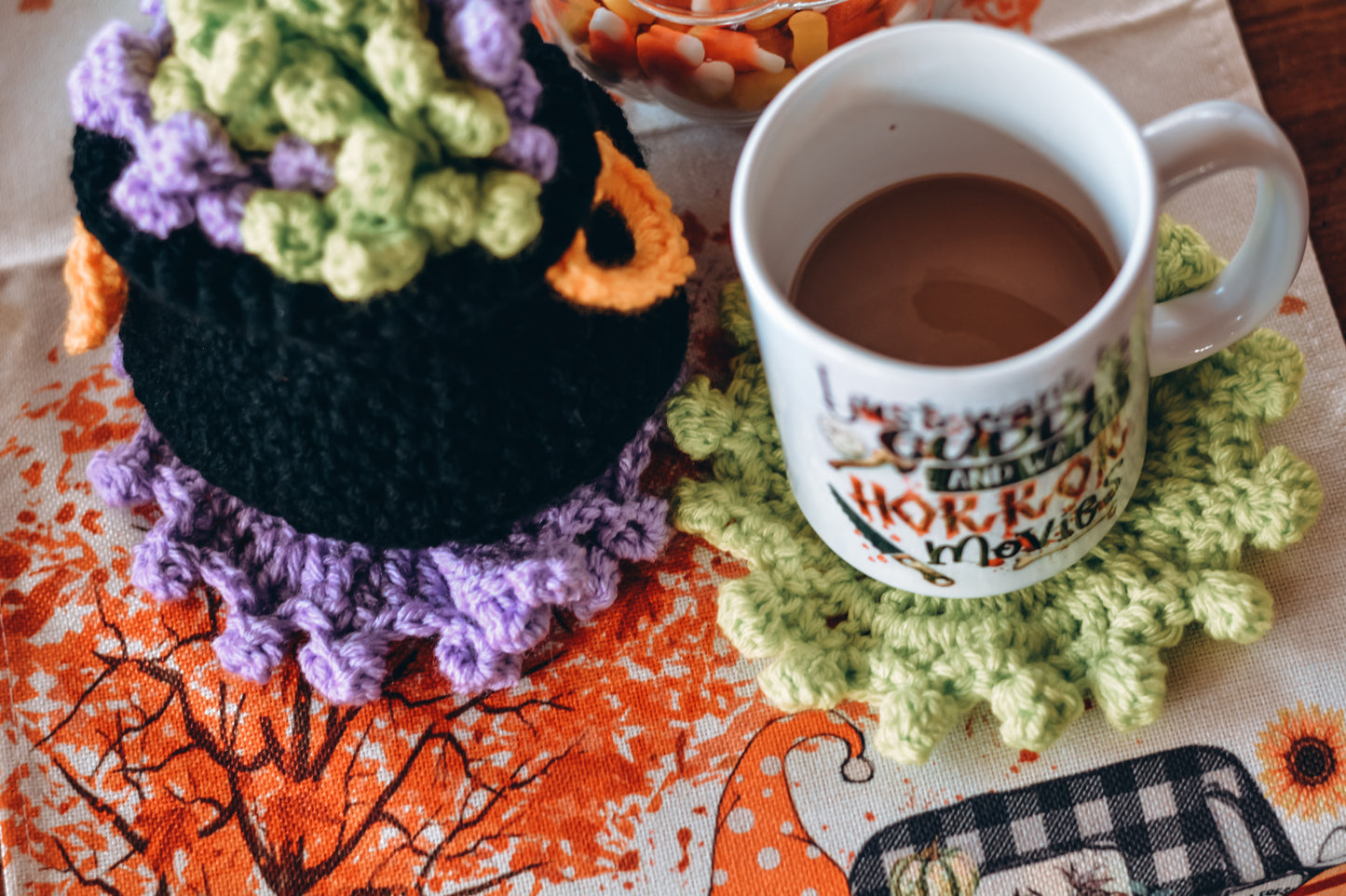 Bubbling Cauldron Coaster Set
