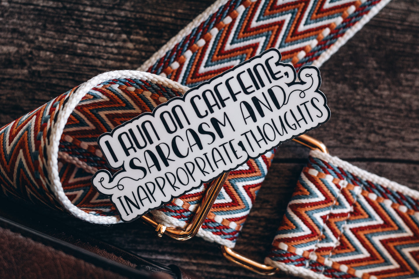 Caffeine, Sarcasm and Inappropriate Sticker