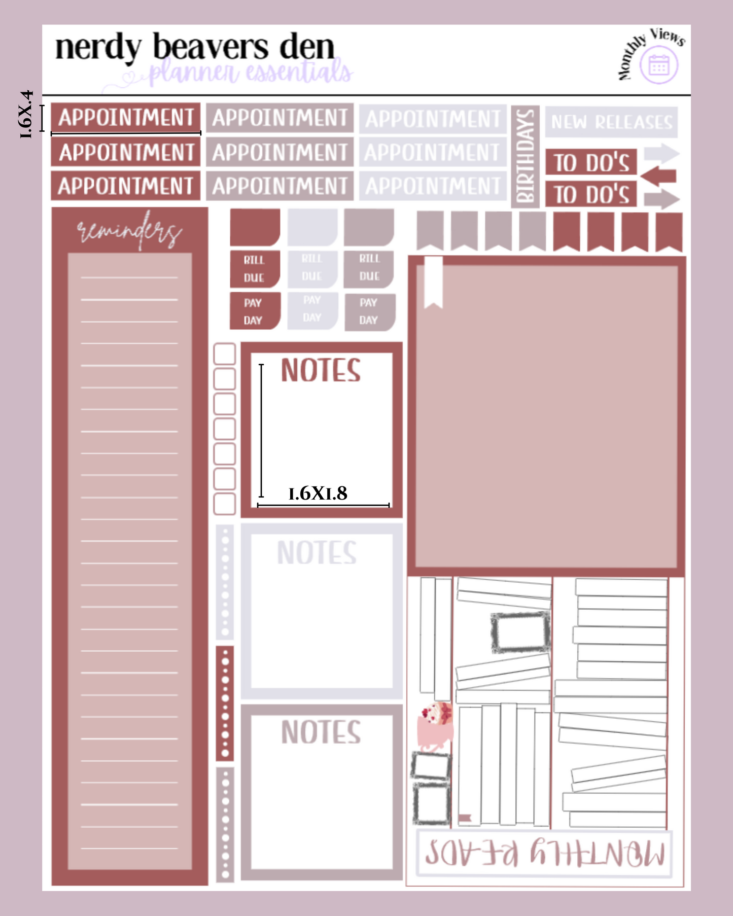 February Monthly Kit