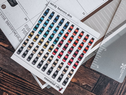 Essential Oil Icon Stickers