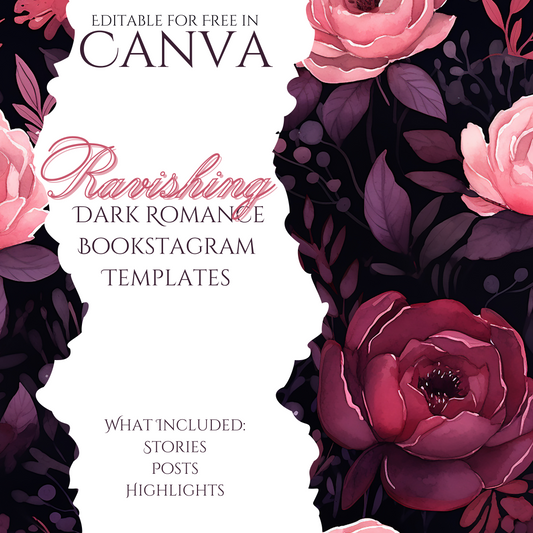 Ravishing Dark Romance Bookstagram Templates