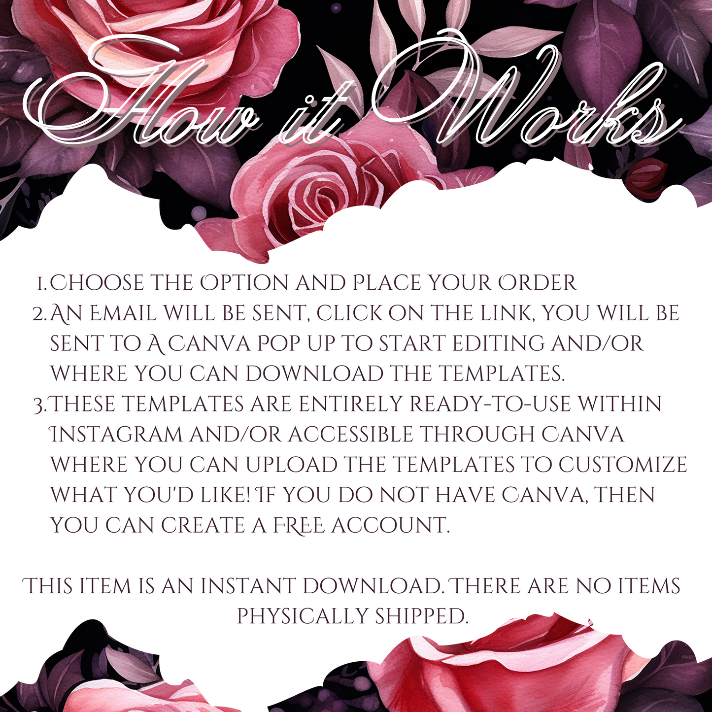 Ravishing Dark Romance Bookstagram Templates