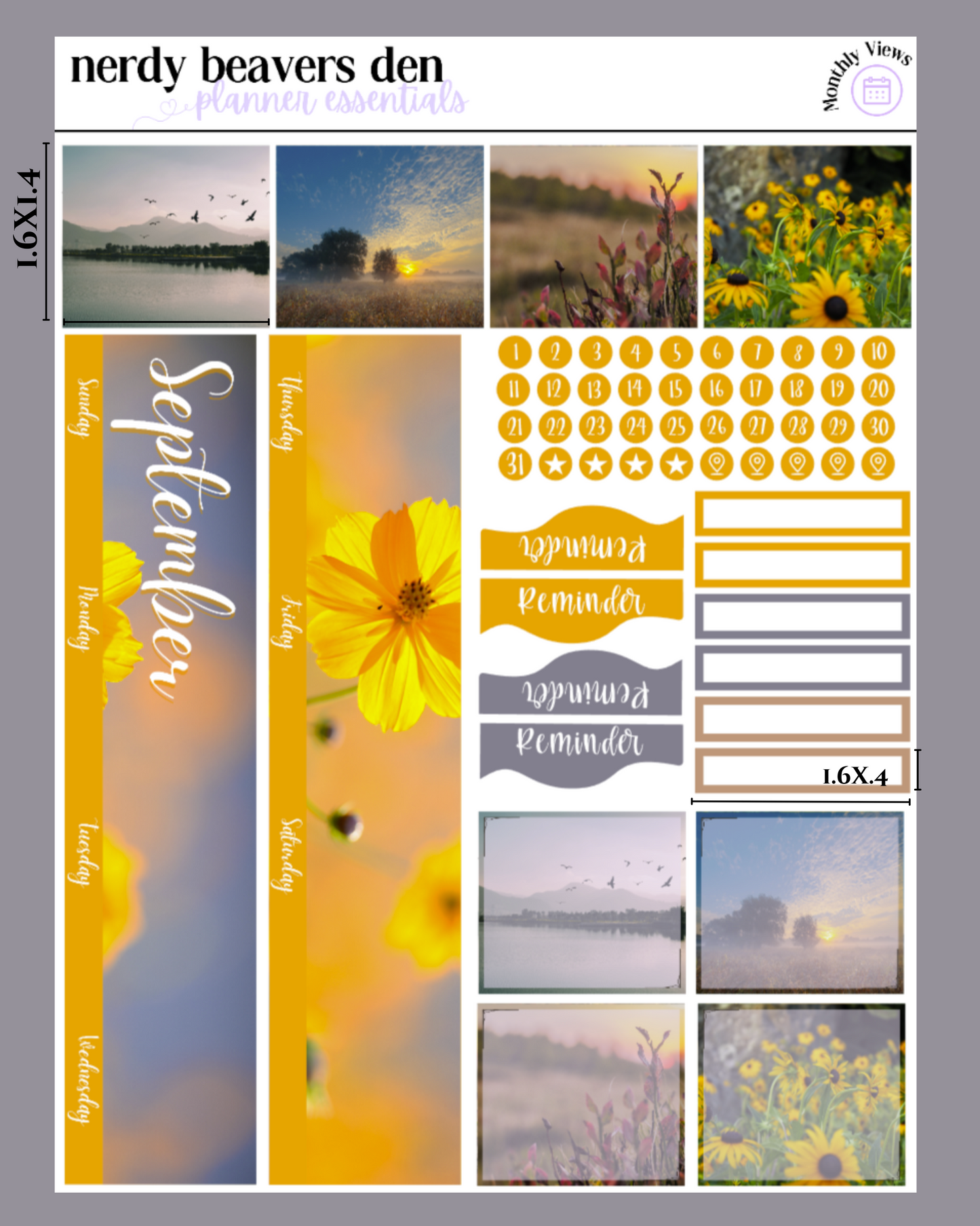 September Monthly Kits