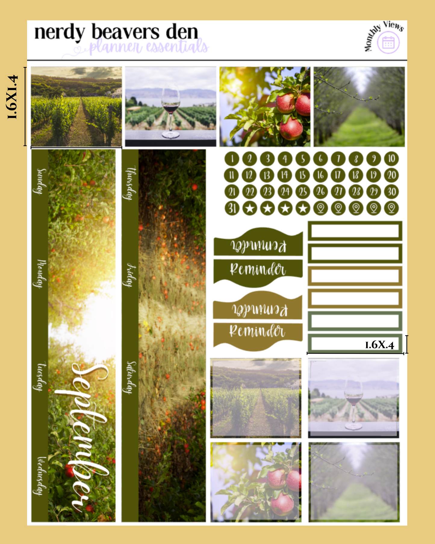 September Monthly Kits