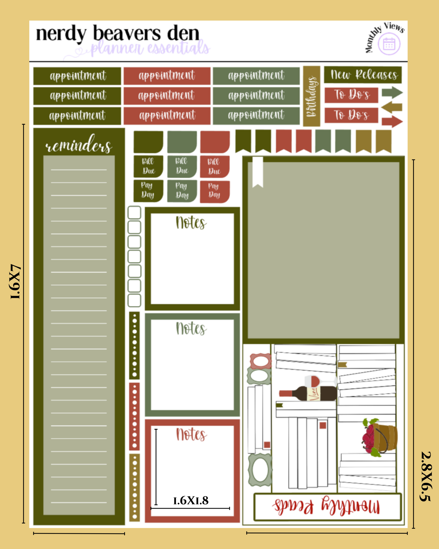 September Monthly Kits
