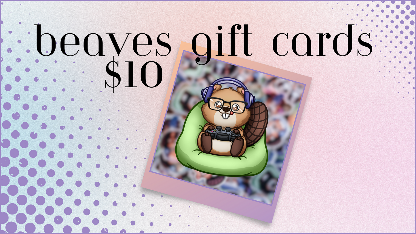 Beavers Gift Card