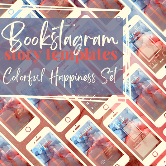 Colorful Happiness Bookstagram Stories