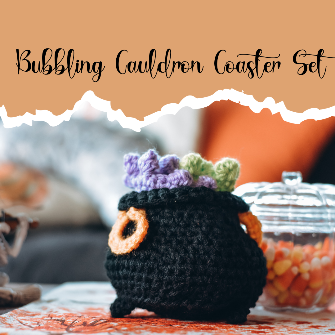 Bubbling Cauldron Coaster Set