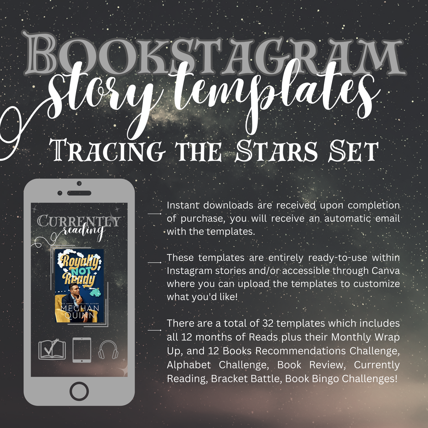 Tracing the Stars Bookstagram Stories