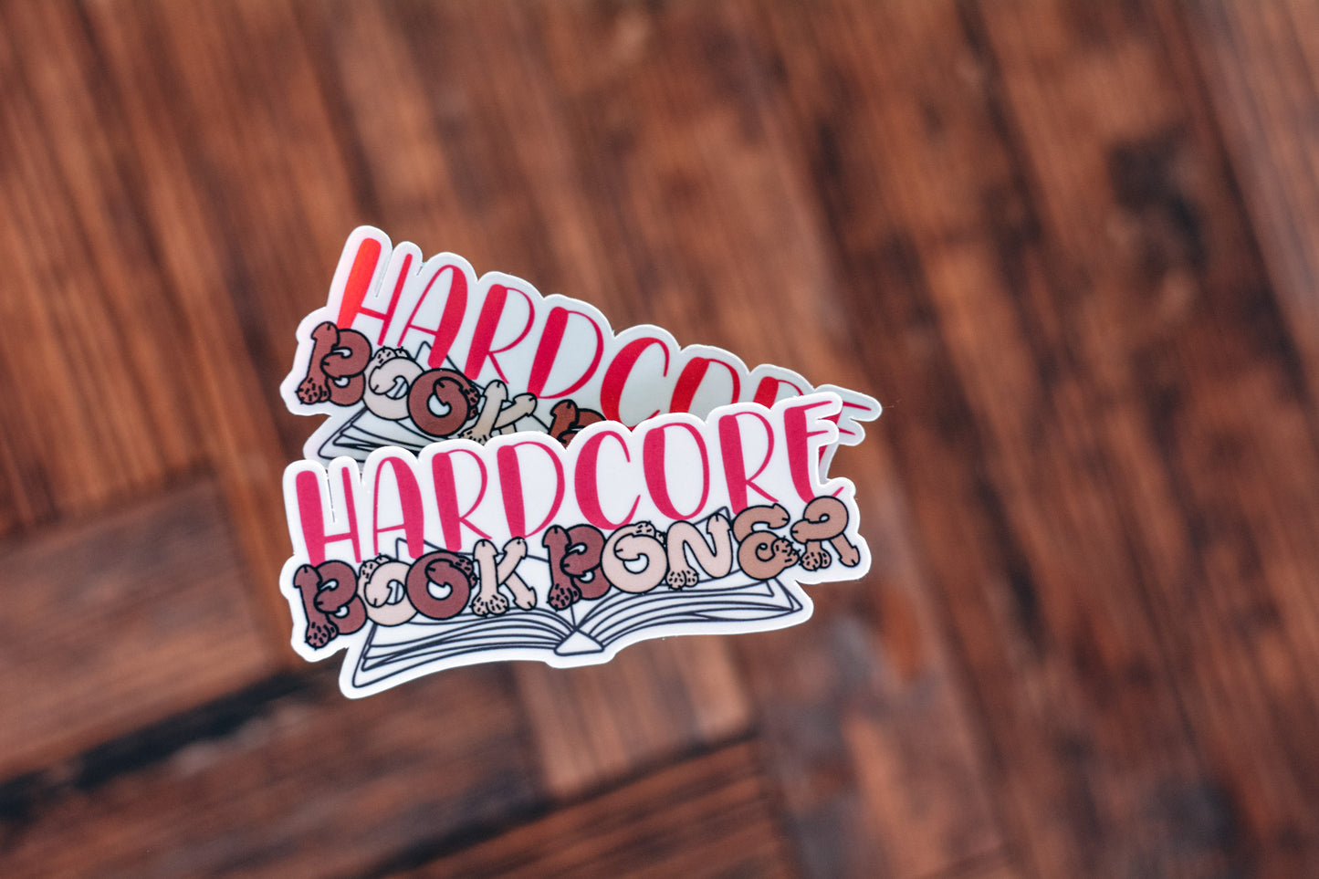 Hardcore Book Boner Stickers