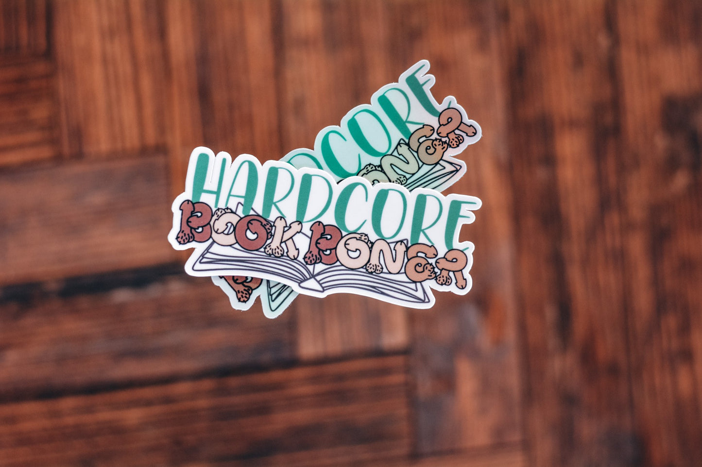 Hardcore Book Boner Stickers