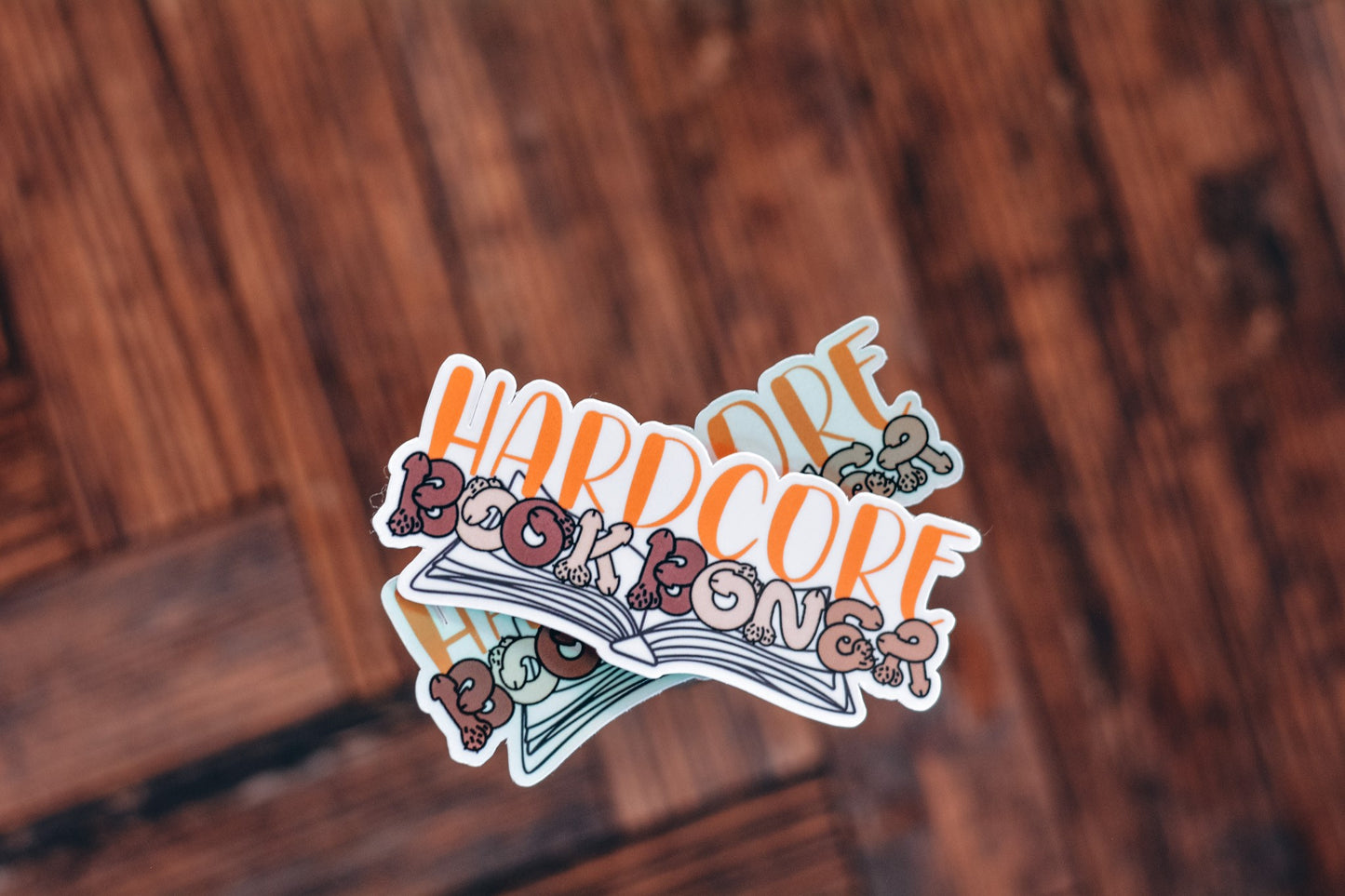 Hardcore Book Boner Stickers