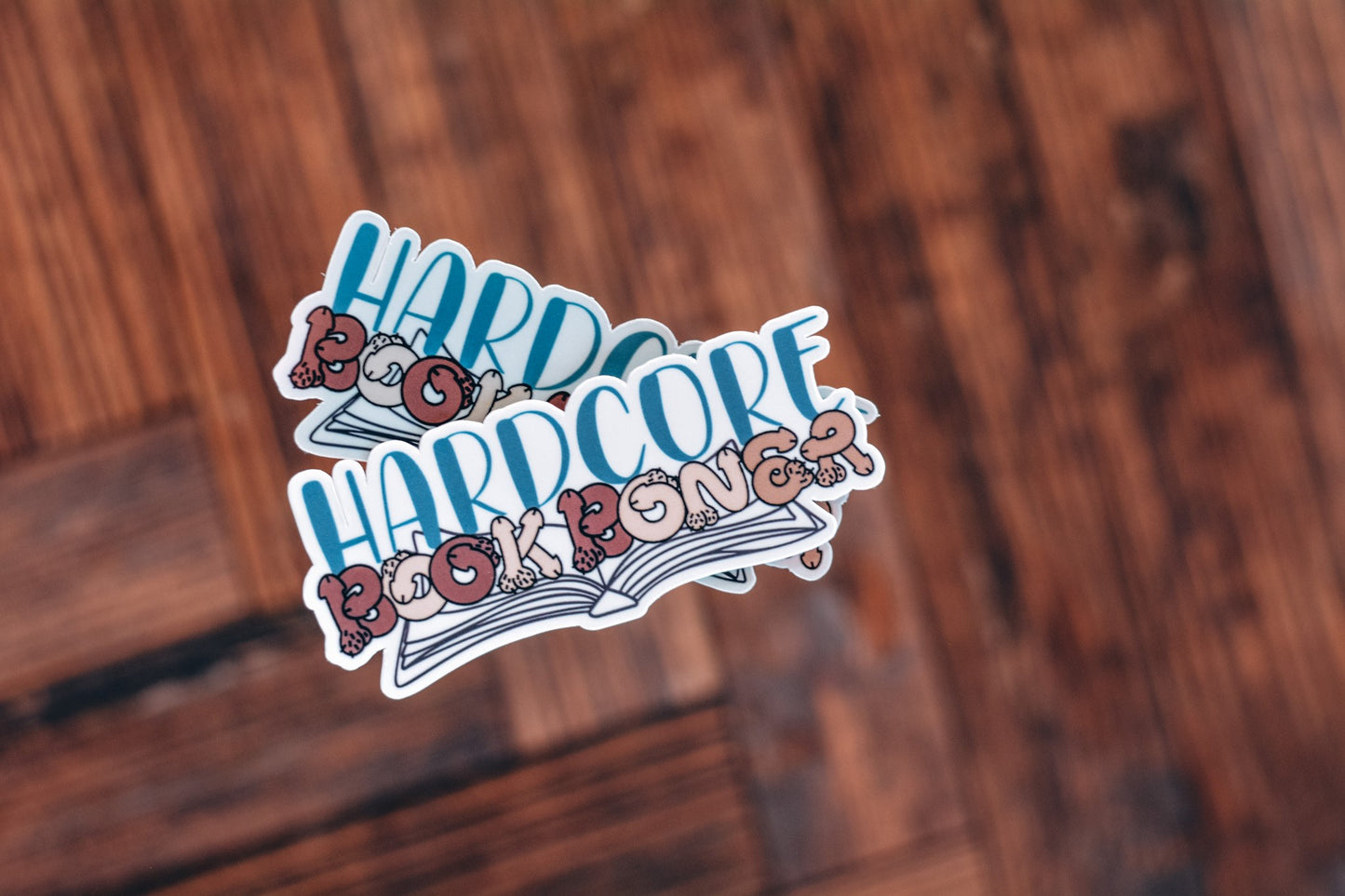 Hardcore Book Boner Stickers