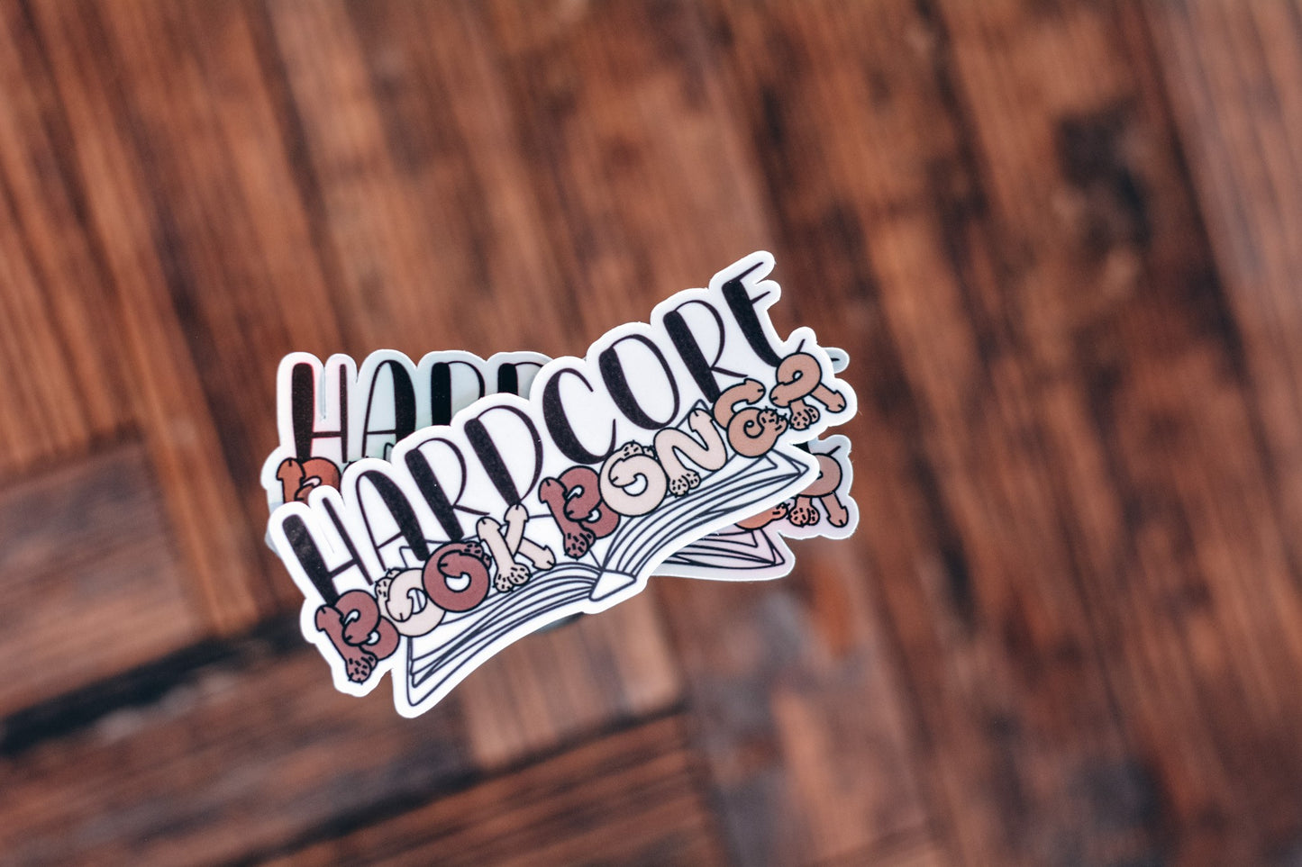 Hardcore Book Boner Stickers