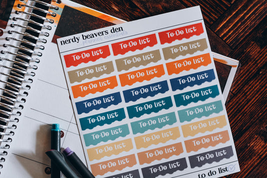 To-Do Header Stickers