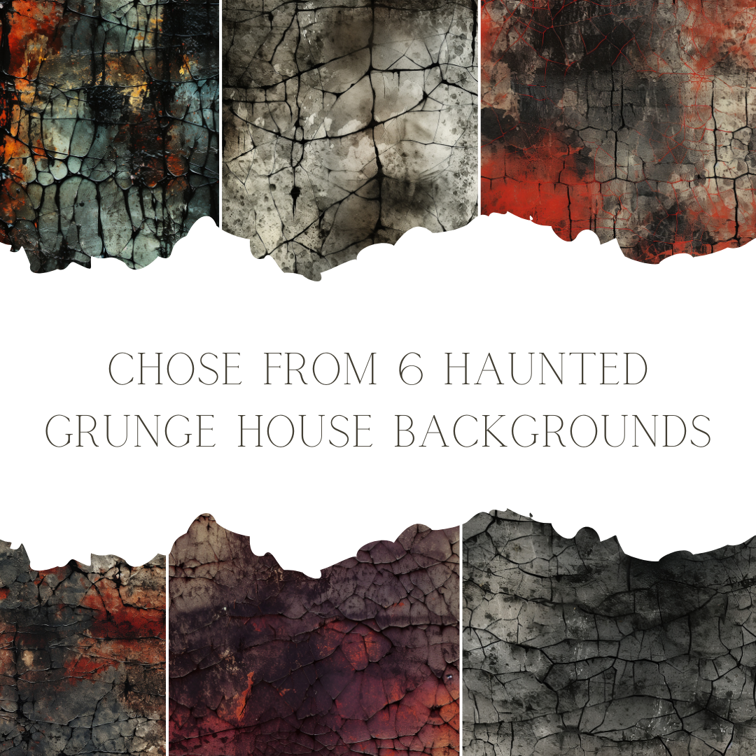 Haunted Grunge House Bookstagram Templates