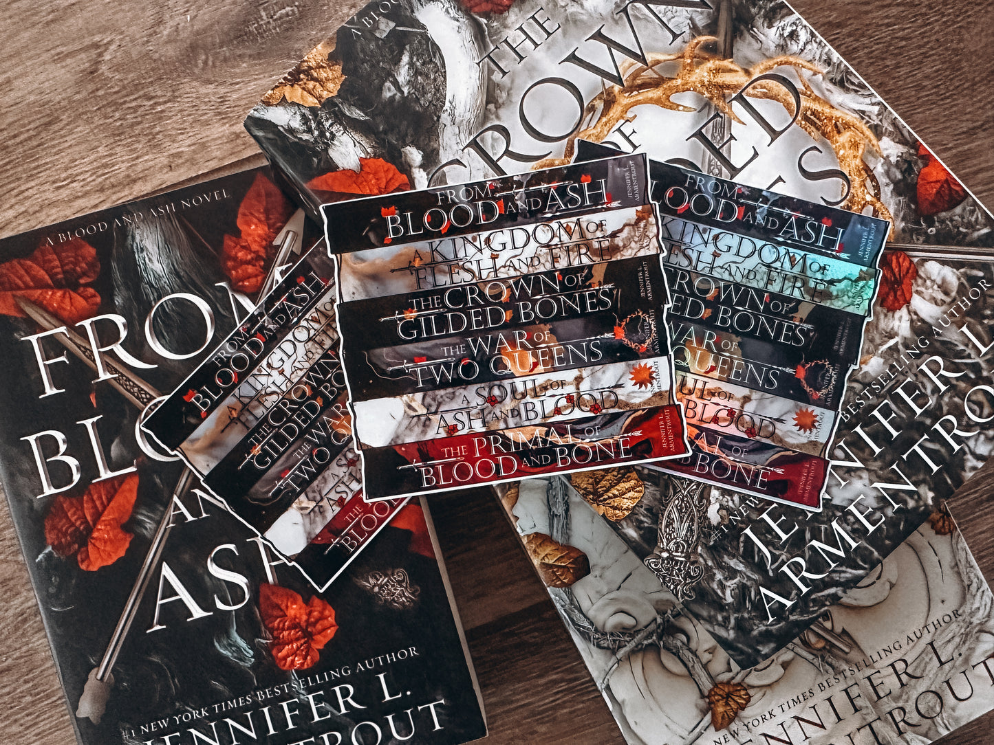 Blood and Ash Series Book Stack