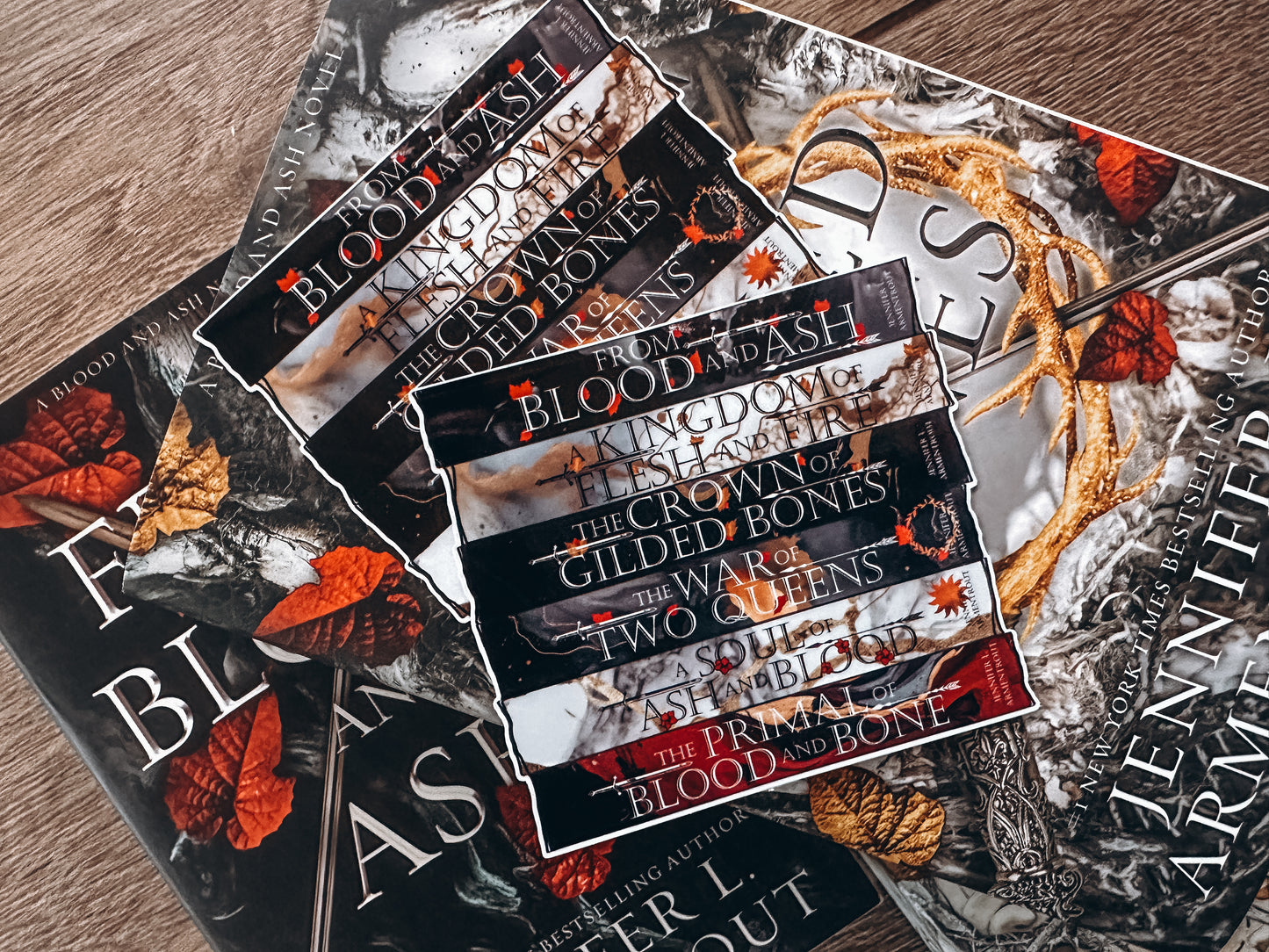 Blood and Ash Series Book Stack