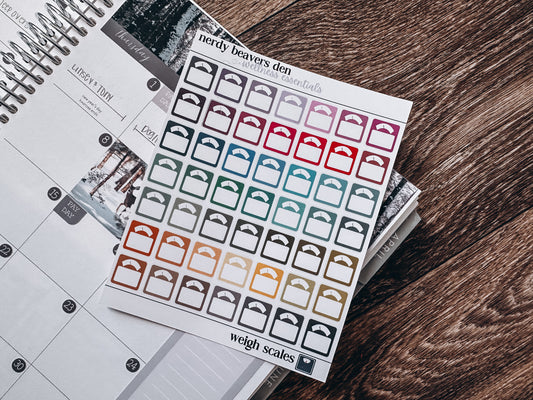 Scales Icon Stickers