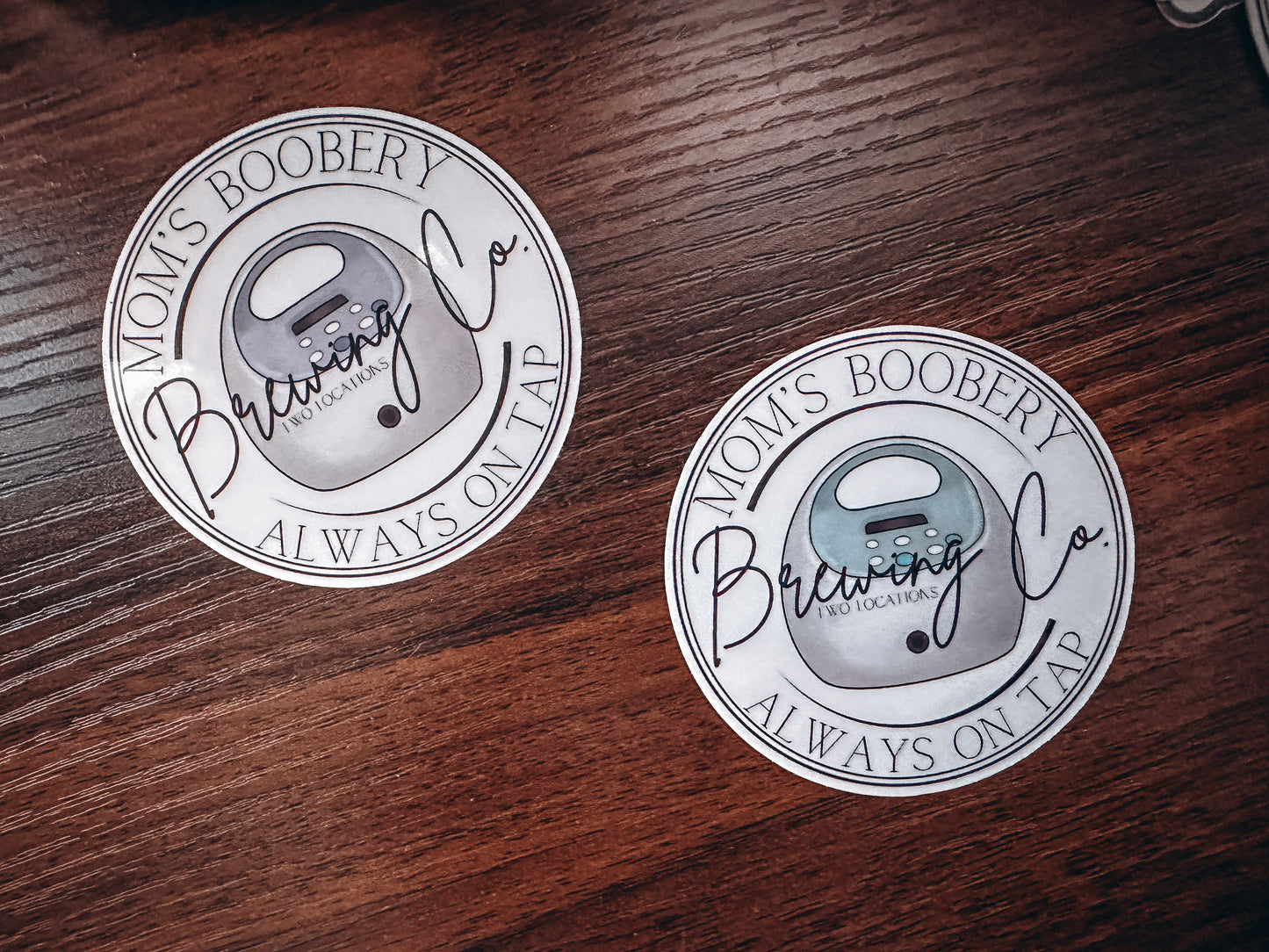 Mom's Boobery Sticker