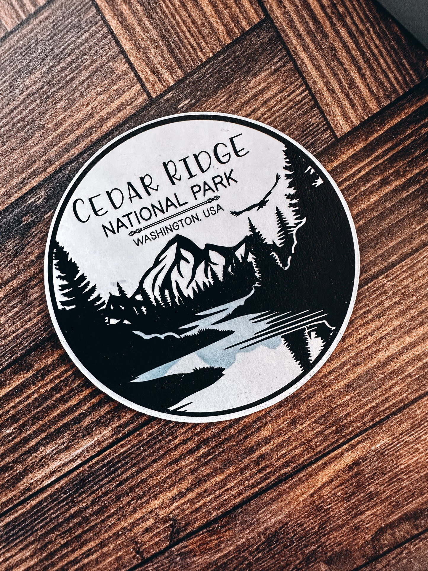 Book Themed National Parks Stickers