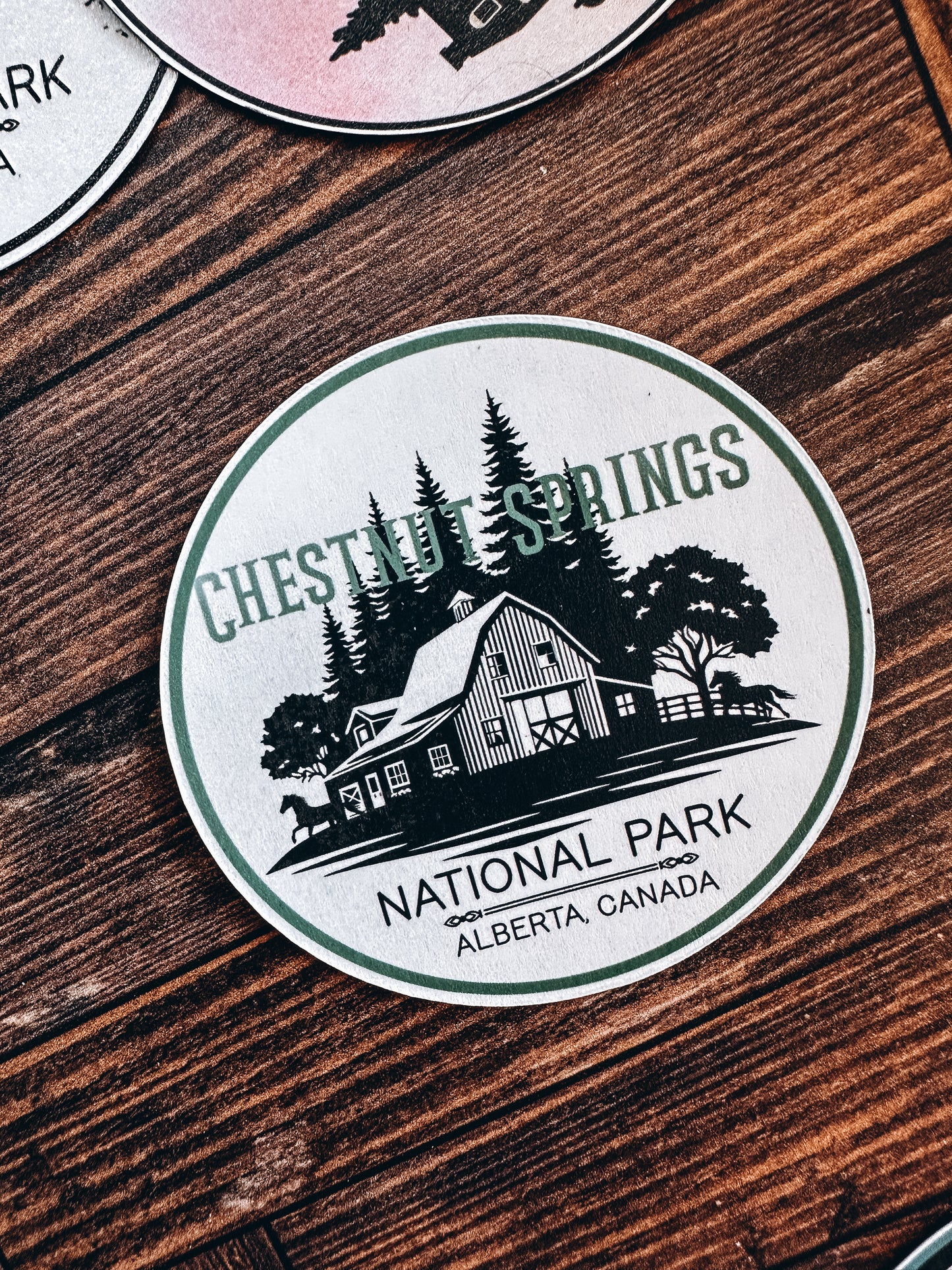 Book Themed National Parks Stickers