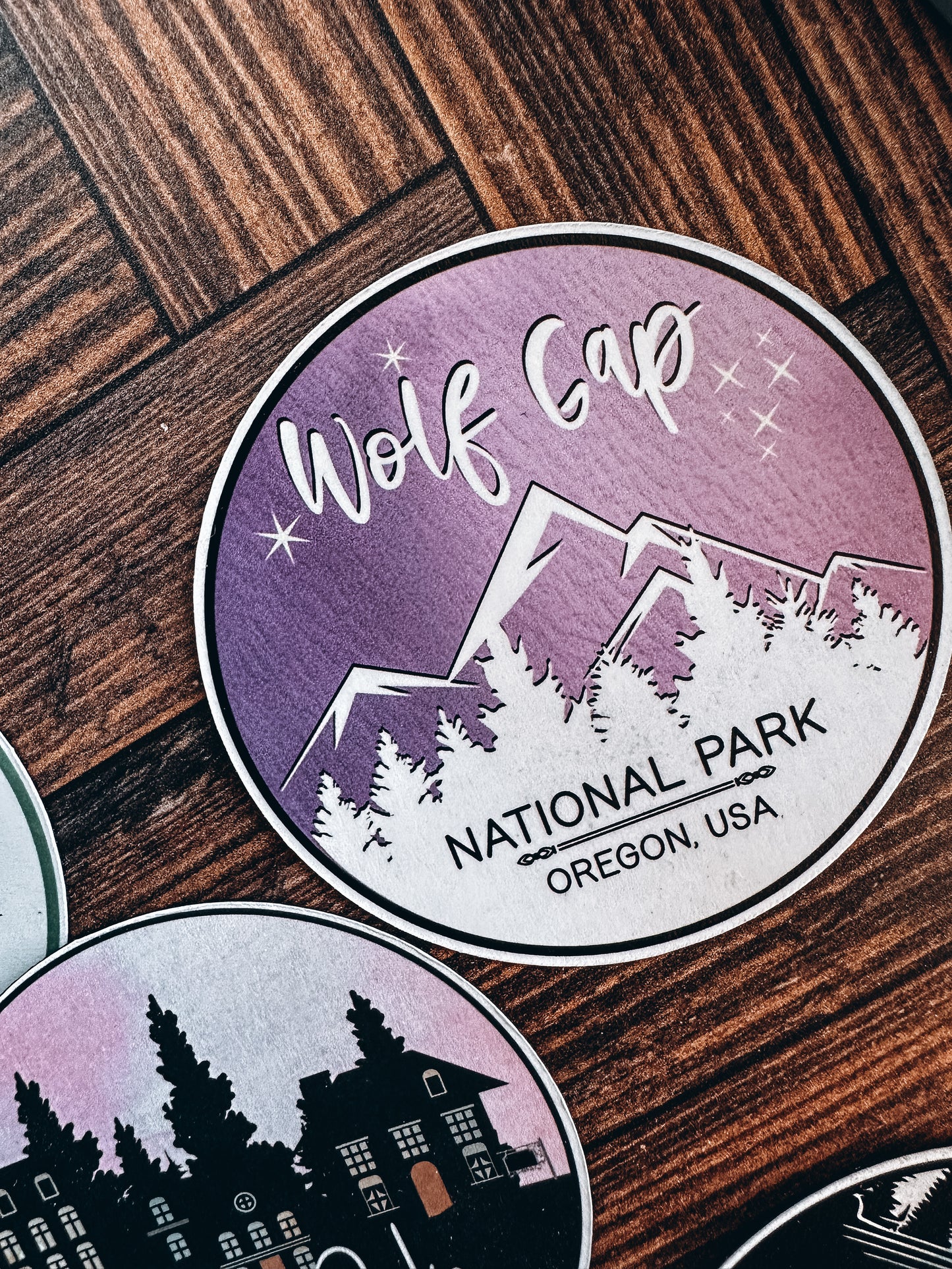 Book Themed National Parks Stickers