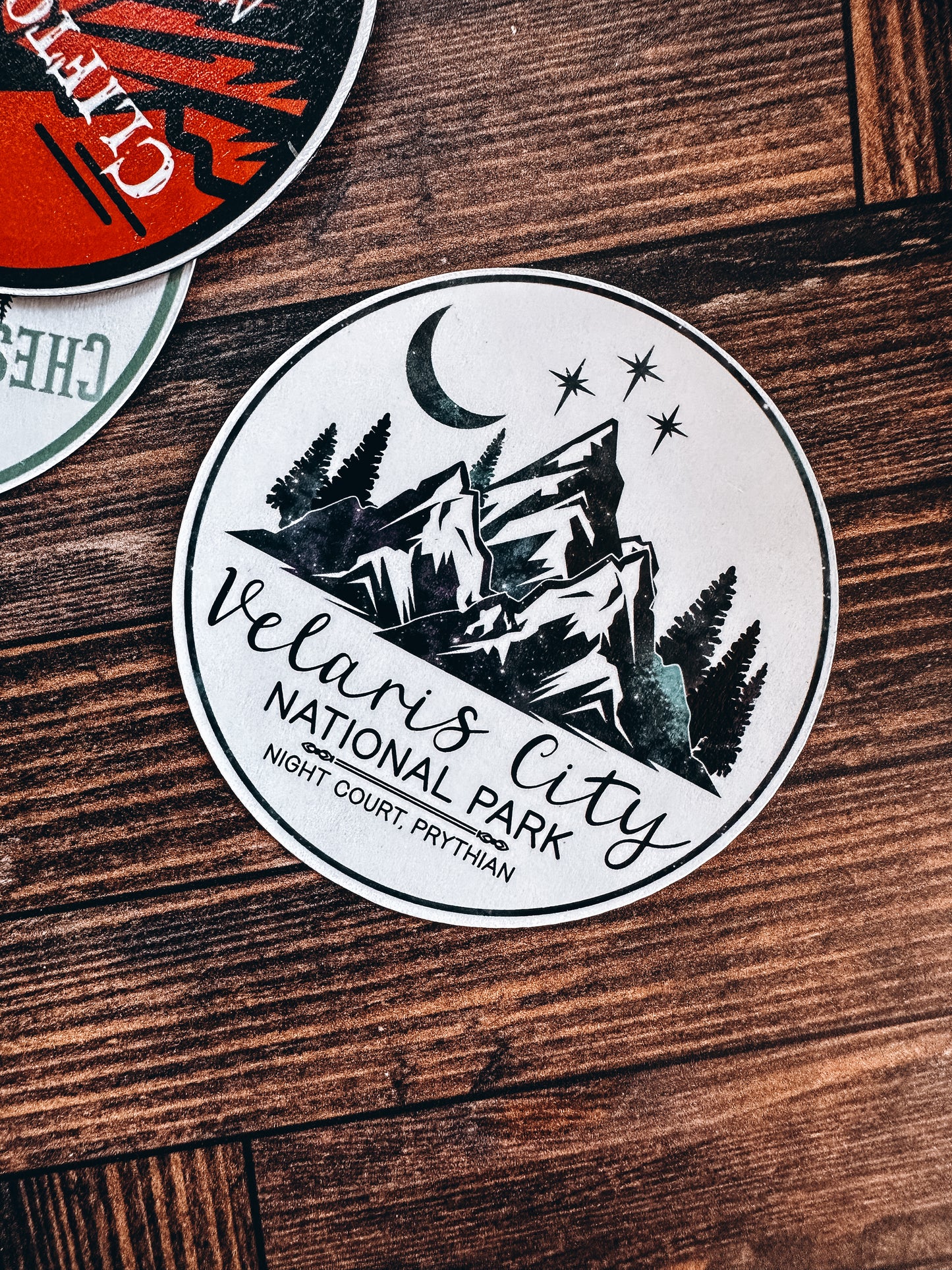 Book Themed National Parks Stickers