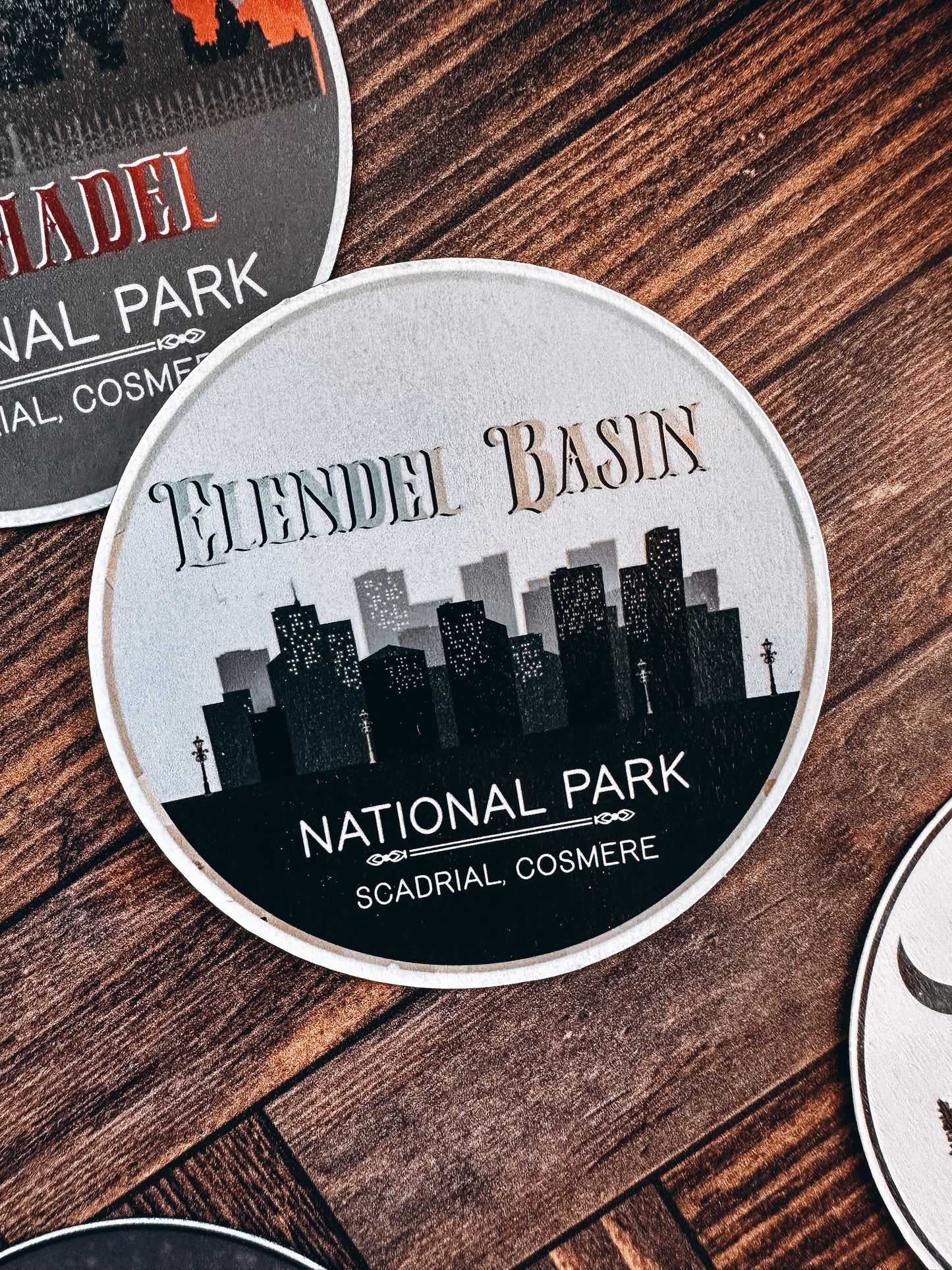 Book Themed National Parks Stickers