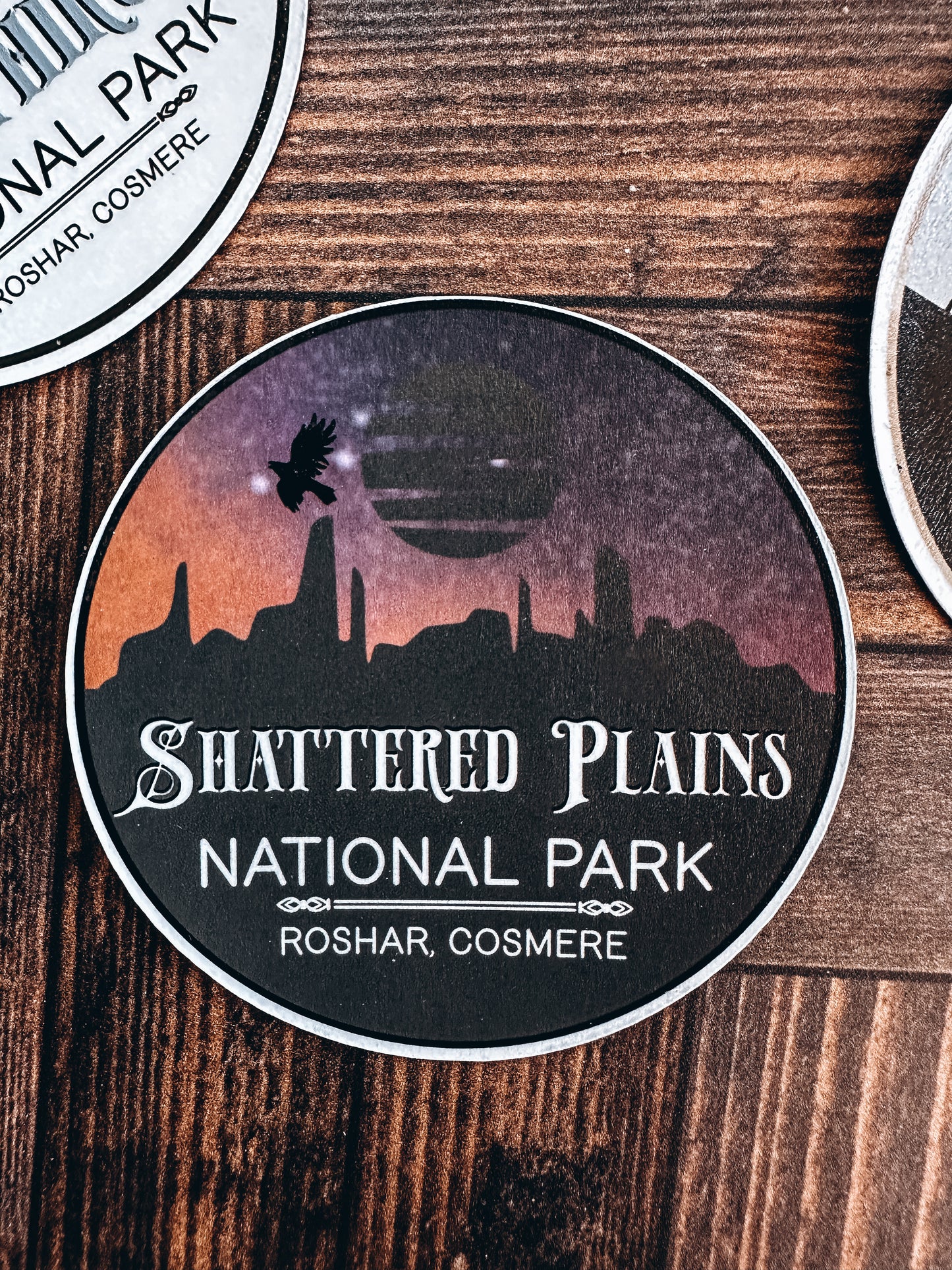 Book Themed National Parks Stickers