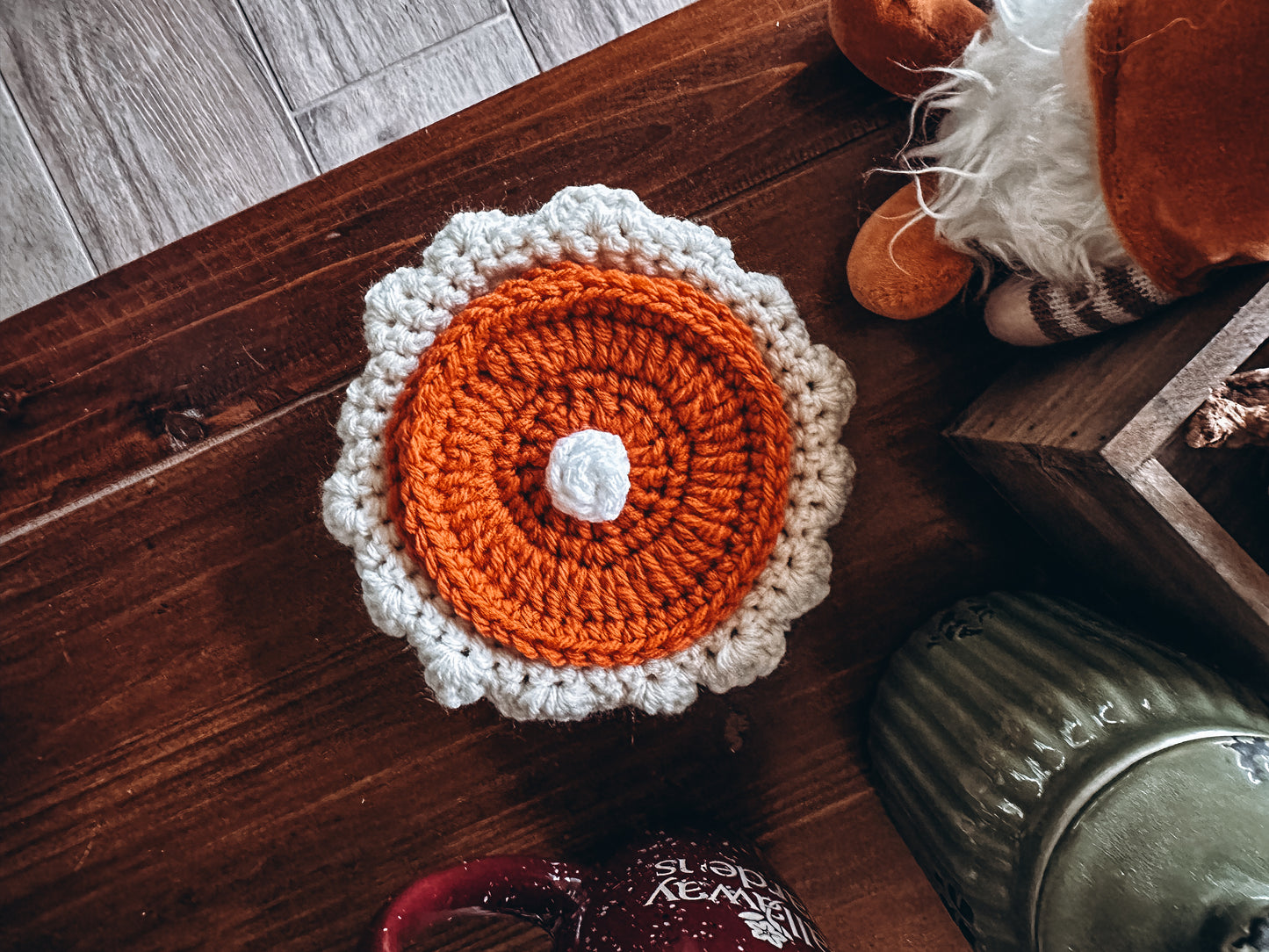 Pumpkin Pie Coaster Set