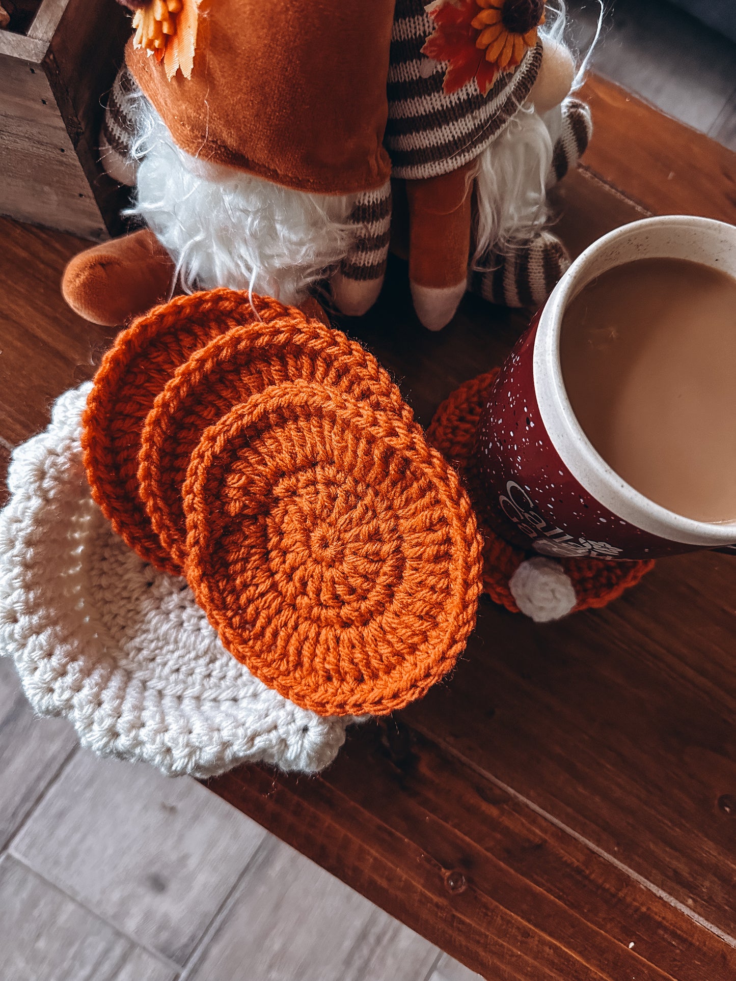 Pumpkin Pie Coaster Set