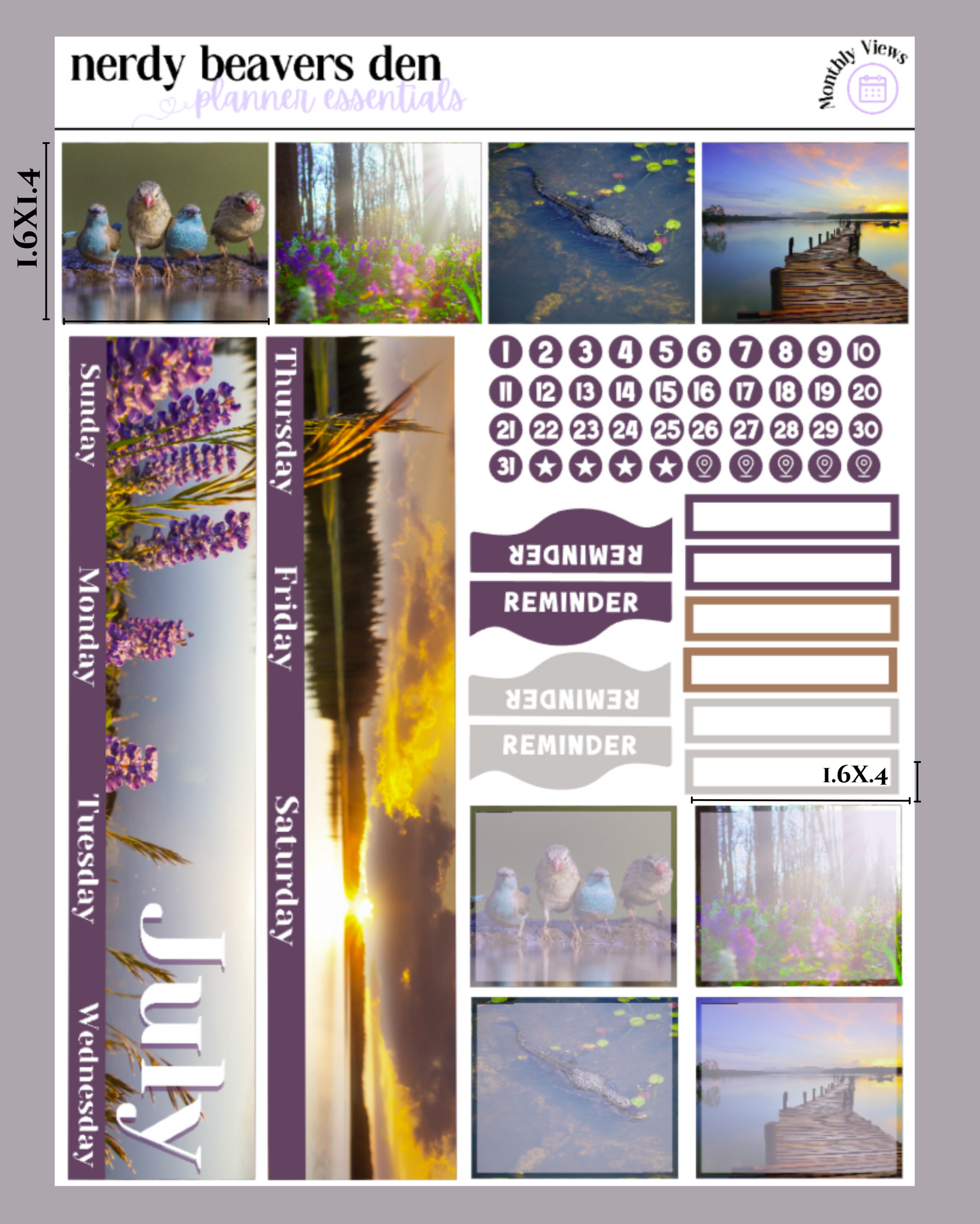 July Monthly Kit