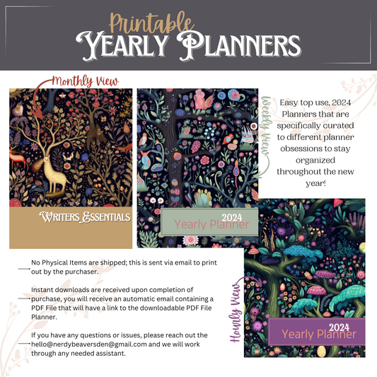 2024 Yearly Planners