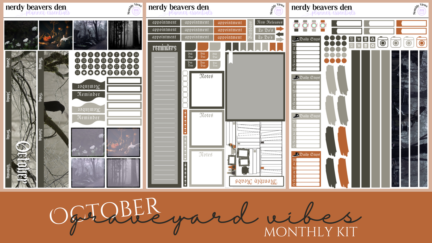 October Monthly Kits