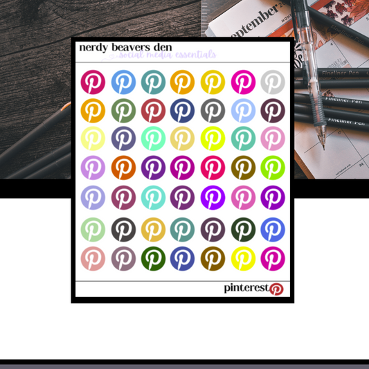 Pinterest Icon Stickers