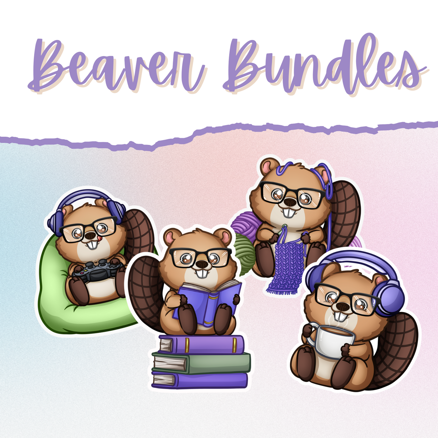 Beaver Stickers