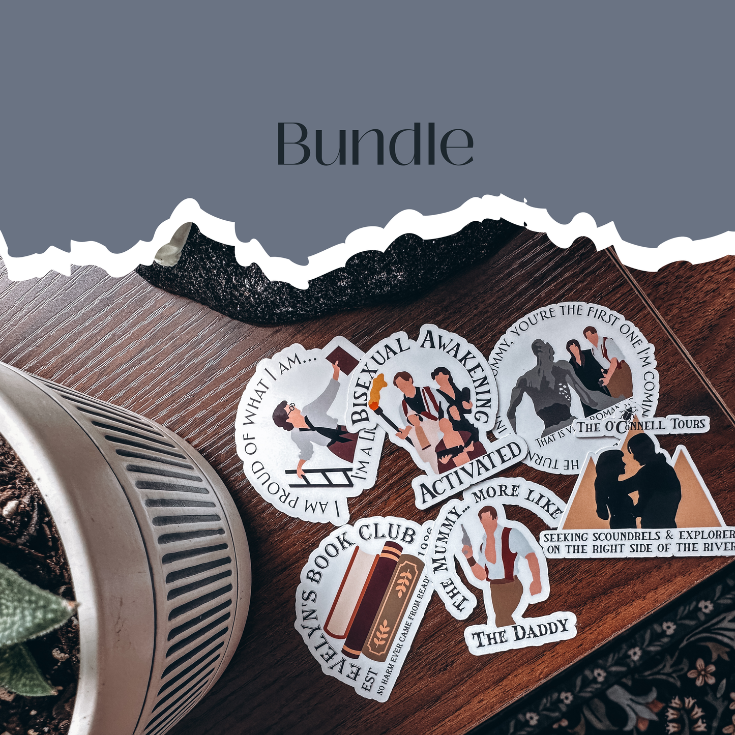 Mummy Vibes Stickers