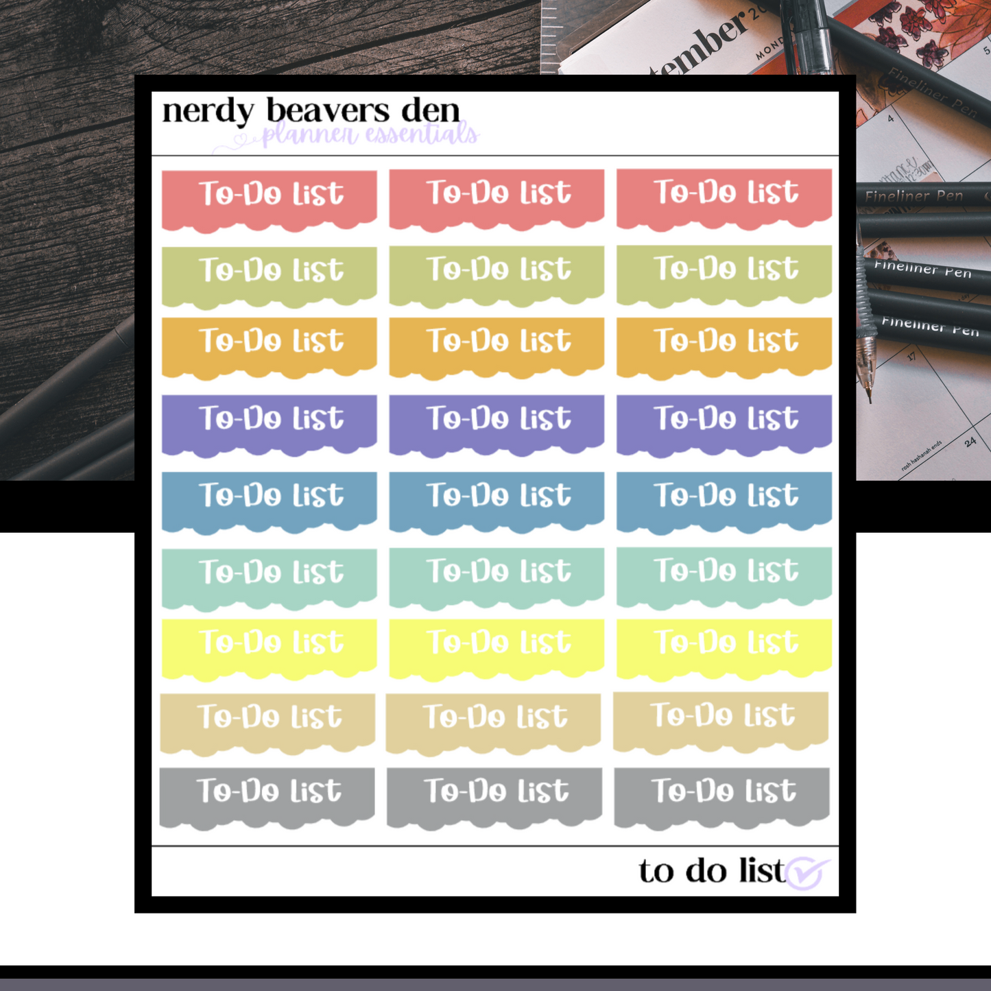 To-Do Header Stickers