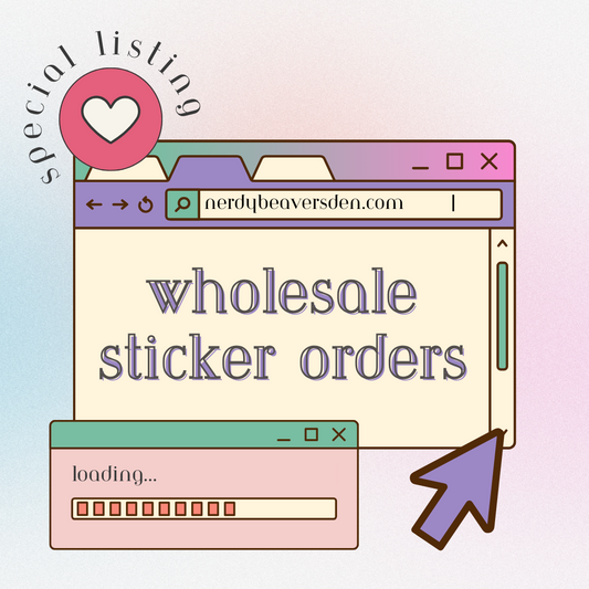 Wholesale Sticker Order